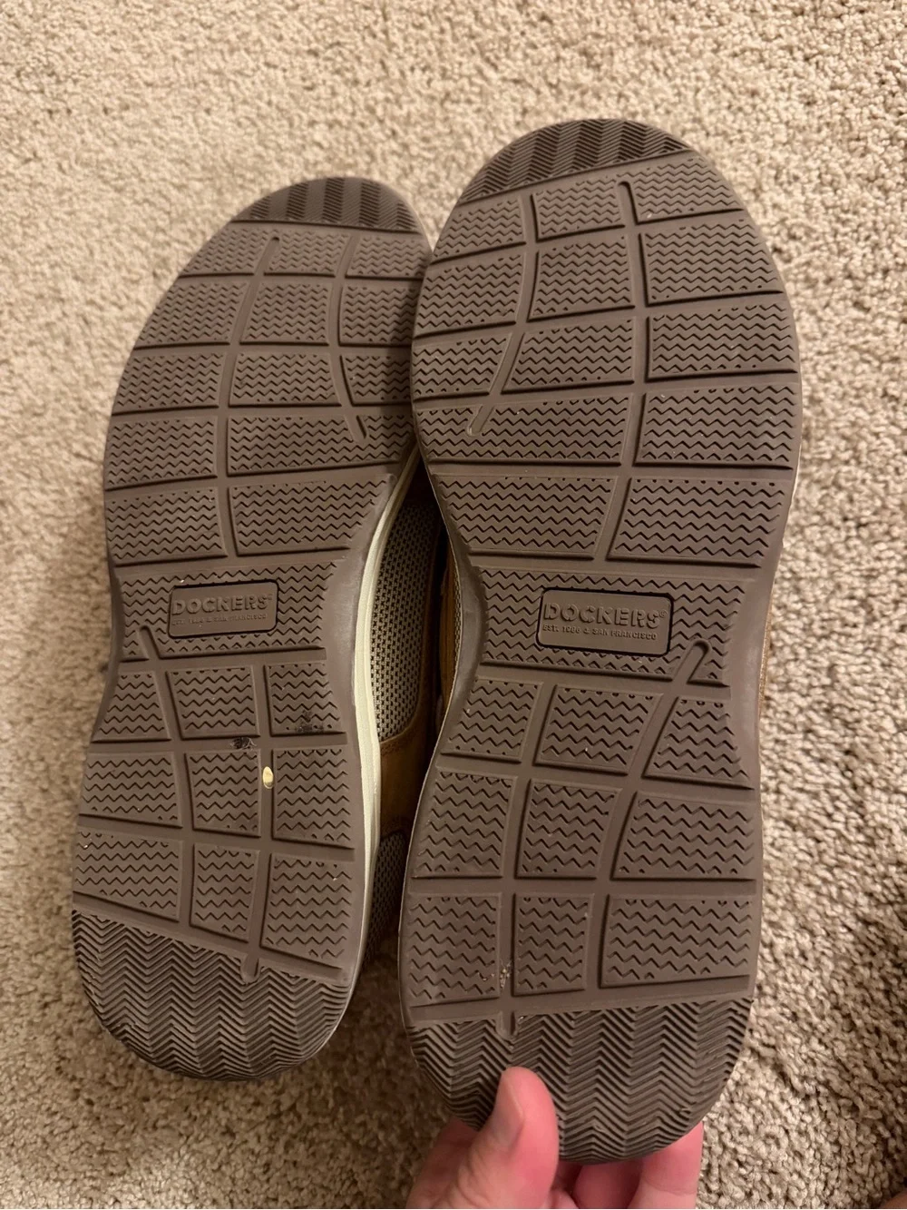 Dockers brand worn